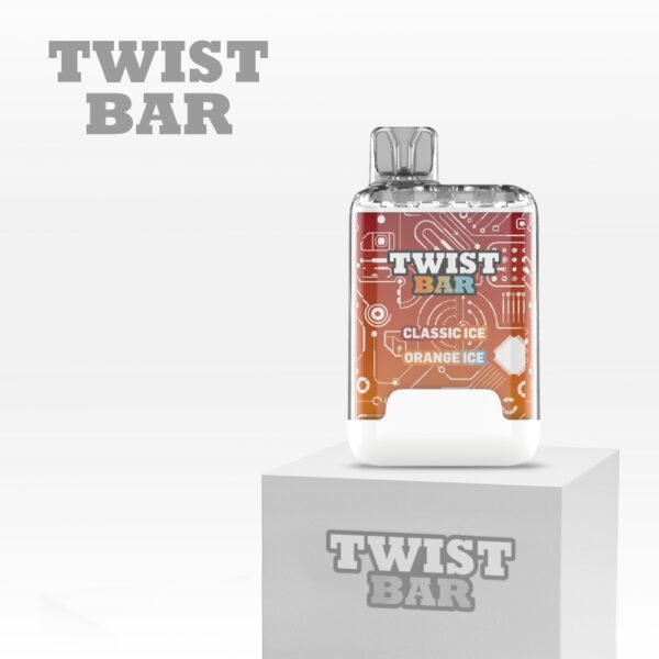 TWIST BAR Disposable Vape (Bold 50) 10K (Classic Ice / Orange Ice)