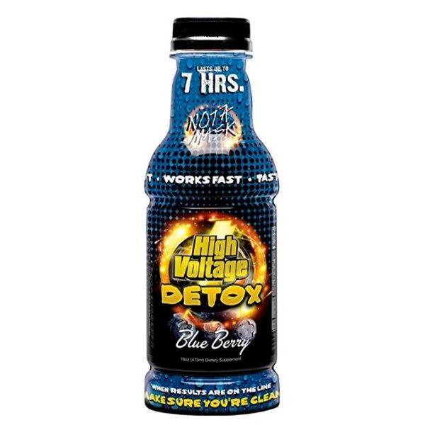 High voltage detox 16 oz. blueberry
