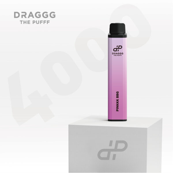 Draggg 4000 (DRAGGG THE PUFFF) Disposable Vape (Pinkkk BBG)