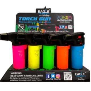 PT101N. Eagle Torch® 4 Inches Neon Side Torch Gun Lighter.