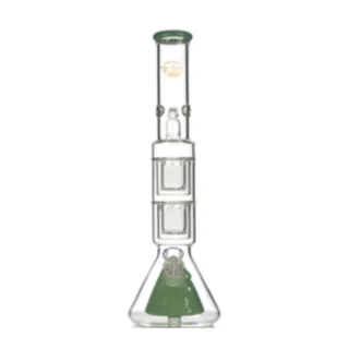 21 inch glass bong green