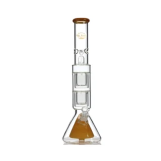 21 inch glass bong amber