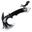 11" Hunt-Down Dragon Fire Axe Outdoor Hunting Camping Survival Steel Hatchet