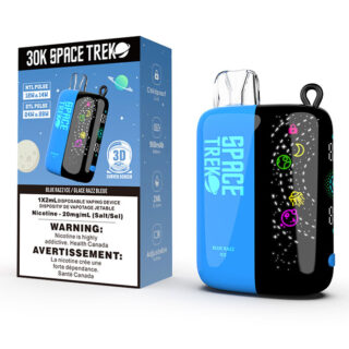 Blue Razz Ice Space Trek 30000 Puffs Disposable Vape Ct 5