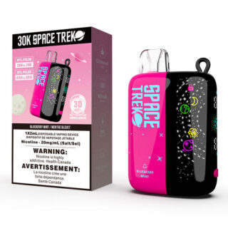 Blueberry Mint Space Trek 30000 Puffs Disposable Vape Ct 5