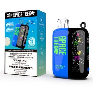 Cherry Lemon Blue Razz Space Trek 30000 Puffs Disposable Vape Ct 5
