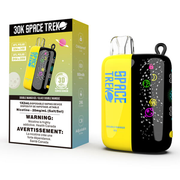 Double Mango Ice Space Trek 30000 Puffs Disposable Vape Ct 5