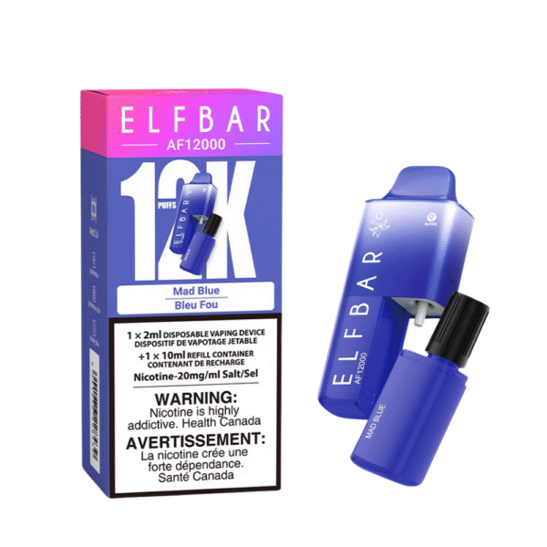 Elf Bar Af 12000 Disposable Vape Mad Blue