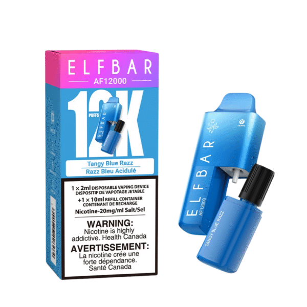 Elf Bar Af 12000 Disposable Vape Tangy Blue Razz