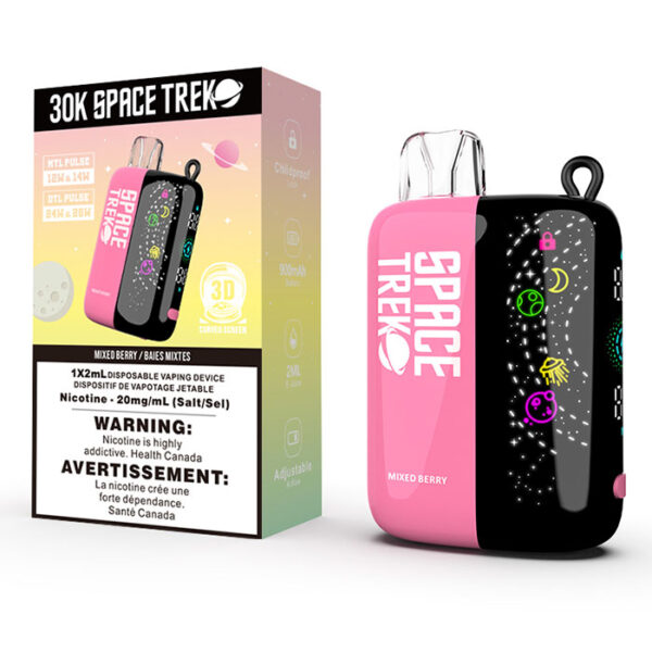 Mixed Berry Space Trek 30k Puffs Disposable Vape Ct 5