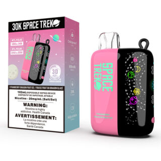 Strawberry Dragon Fruit Ice Space Trek 30000 Puffs Disposable Vape Ct 5