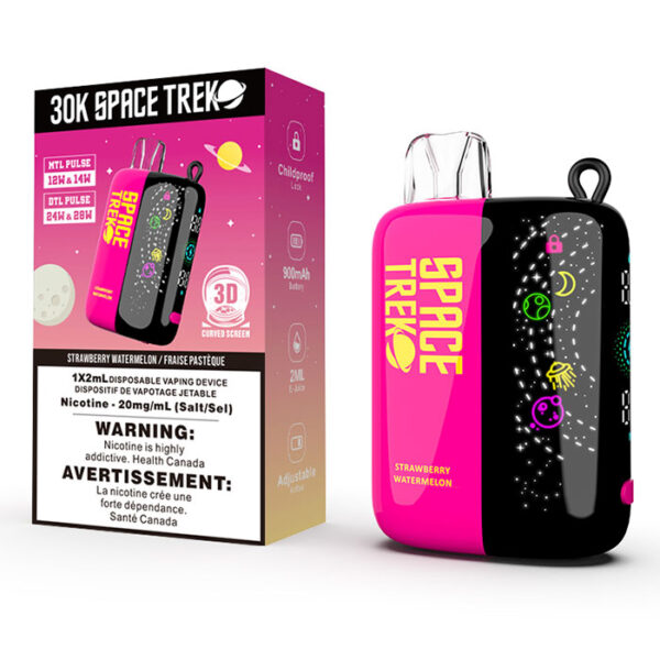 Strawberry Watermelon Space Trek 30000 Puffs Disposable Vape Ct 5