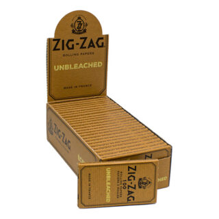 Zig Zag Unbleached Single Wide Paper Ct 25