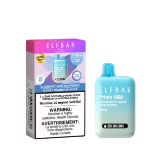 elf bar prime 1800 disposable vape 5ct Blueberry Sour Raspberry