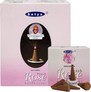 Satya Fresh Rose Dhoop Cones