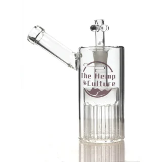 l pink 8 inch bubble with tree perc