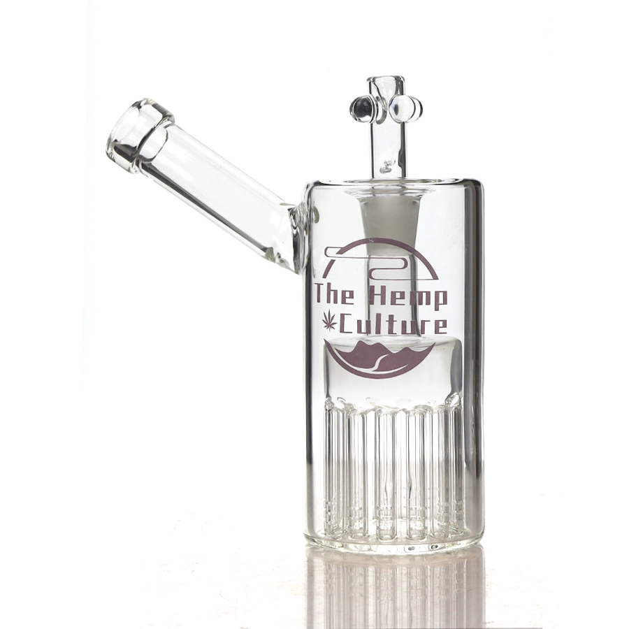 l pink 8 inch bubble with tree perc