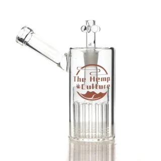 pink 8 inch bubble with tree perc