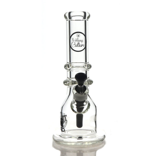 TM-312  BLACK  12 INCH BOTTLE TYPE BEAKER BONG