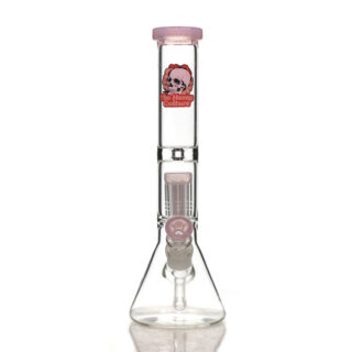 TM-313 PINK  12 INCH BEAKER WITH TREE PERC