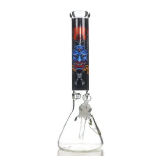 blue 16 inch and 7mm glass beaker