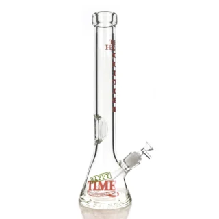pink beaker bong with logo 18 inch and 9mm