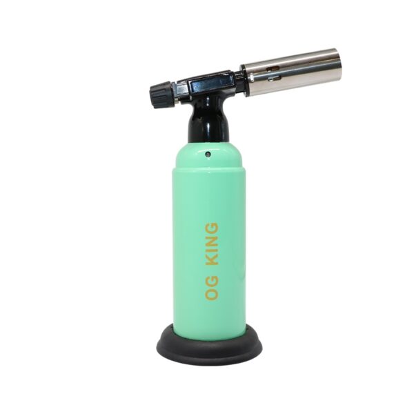 8 Inch - OG KING  Blow Torch - Dual Flame - Neon Green - Image 2