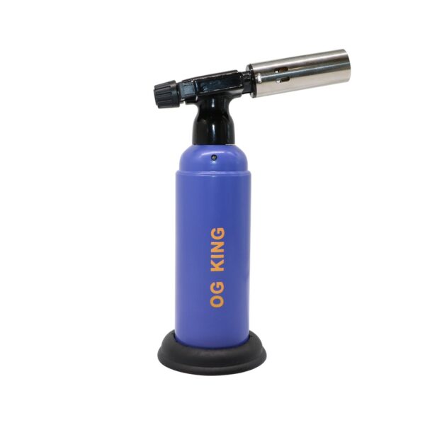 8 Inch - OG KING  Blow Torch - Dual Flame - Purple - Image 2