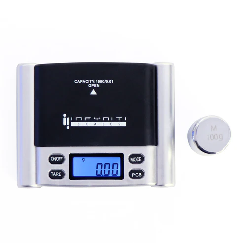 AMP Digital Pocket Scale, 100g x 0.01g SILVER