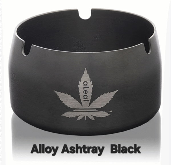 Aleaf Alloy Ashtray Black