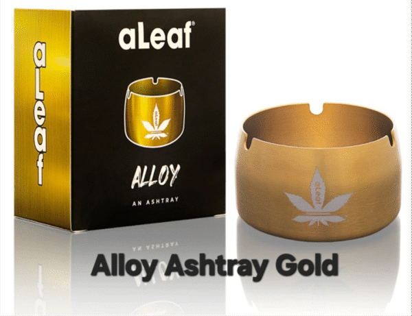 Aleaf Alloy Ashtray Gold