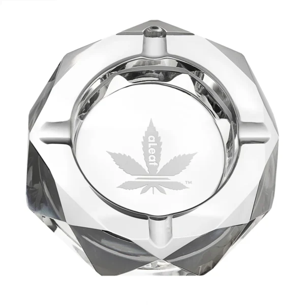 Aleaf Glass Ashtray Clear