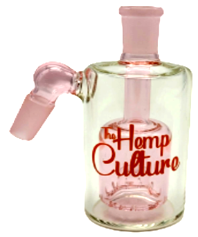 Pink Ash Catcher 45 Degree Joint 14mm