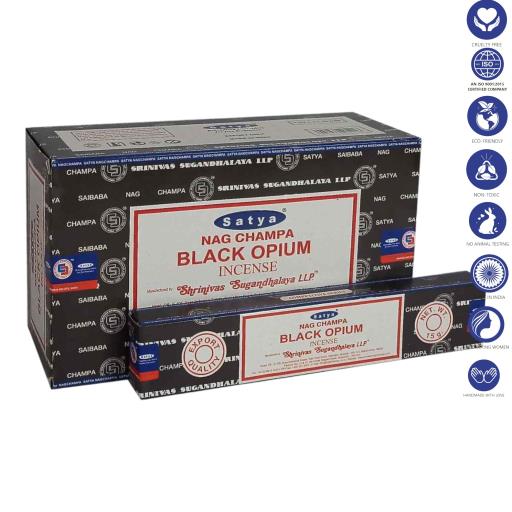 Satya BLACK OPIUM Incense Sticks
