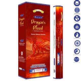 Satya Dragon Blood Incense Sticks & Burns 45 MinutesStick 9''