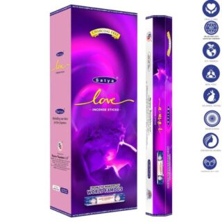 Satya Love Incense Sticks & Burns 45 MinutesStick 9''