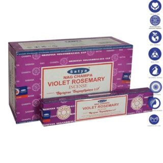 Satya Violet Rosemary Incense Sticks