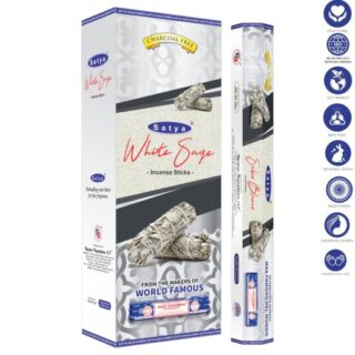 Satya White Sage Incense Sticks 9''