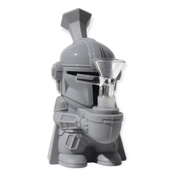 Star Wars The Mandalorian Silicone Bong  Grey