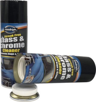 Stash Can - Glass & Chrome