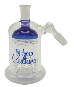 TM-1911 Blue Tree Perc Ash Catcher - 45 Degree Joint 14mm
