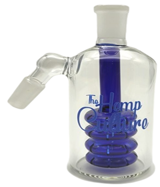 TM-1945 Blue Donut Perc Ash Catcher - 45 Degree Joint 14mm