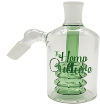 TM-1945 Green Donut Perc Ash Catcher - 45 Degree Joint 14mm