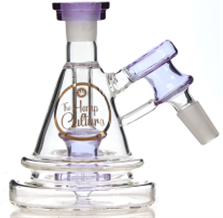 TM-454 The Pyramid - 14mm Mini Bubbler Ash Catcher - PURPLE