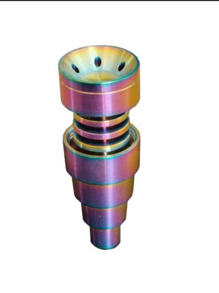 Universal Rainbow Titanium Domeless Nail with 6 hole