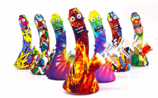 Cucumber mini beaker silicone ASSORTED DESIGNS