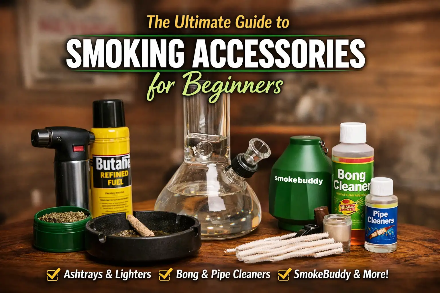 smoking accessories for beginners